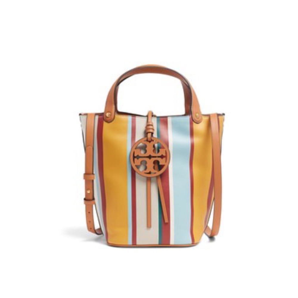 Tory Burch Miller Stripe Bucket Bag